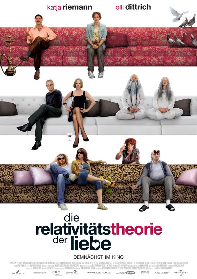 Plakat von "Die Relativitätstheorie der Liebe"