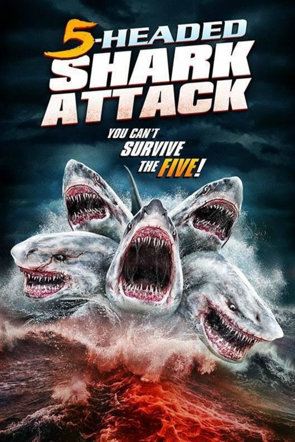 Plakat von "5-Headed Shark Attack"