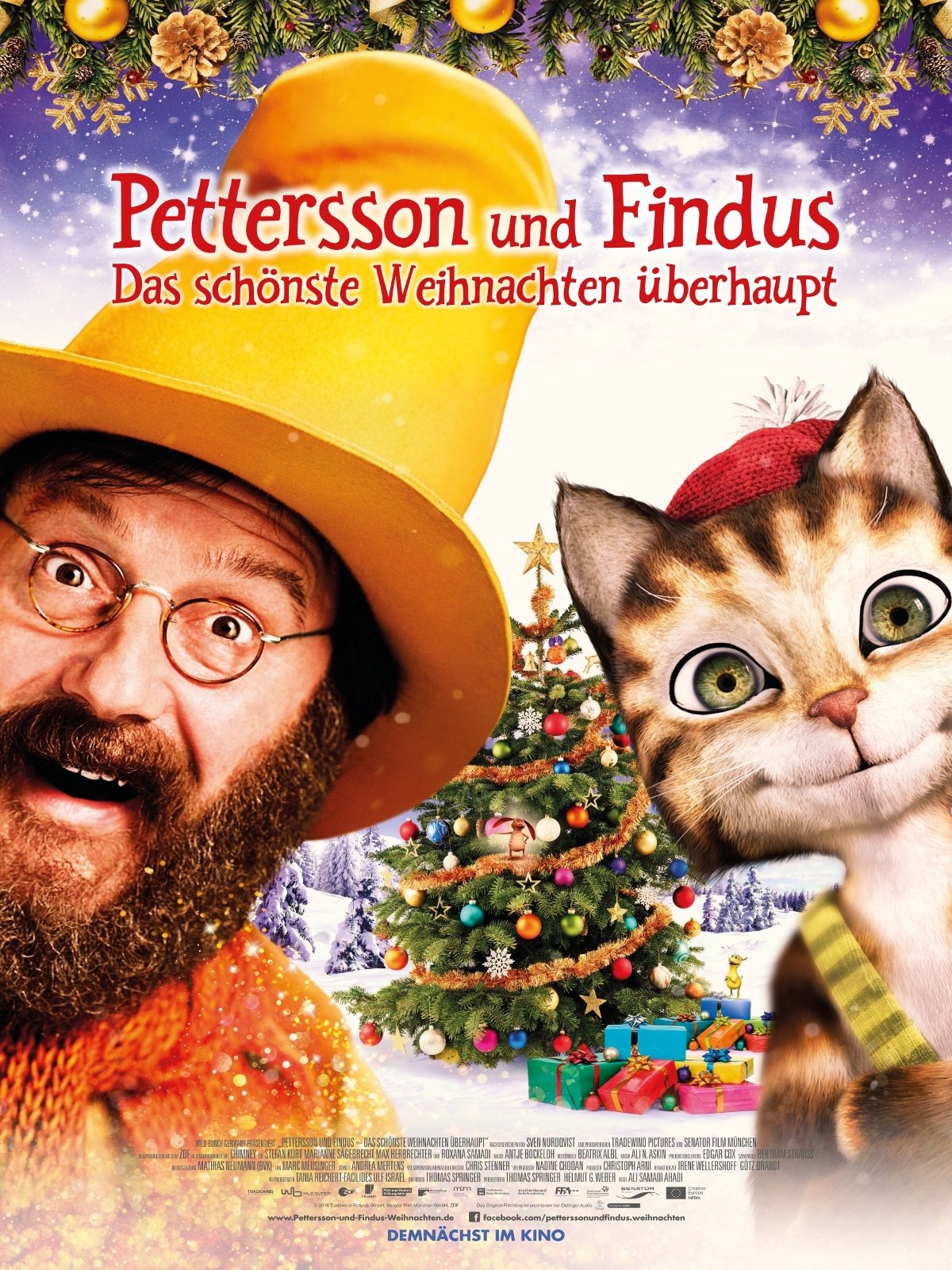 Plakat von "Pettersson und Findus 2 - Das schönste Weihnachten überhaupt"