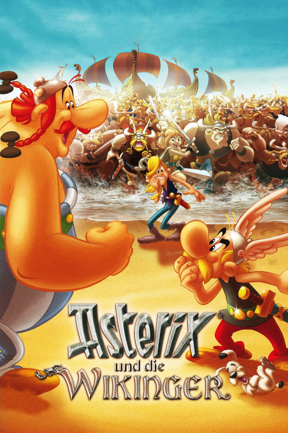 Plakat von "Asterix und die Wikinger"