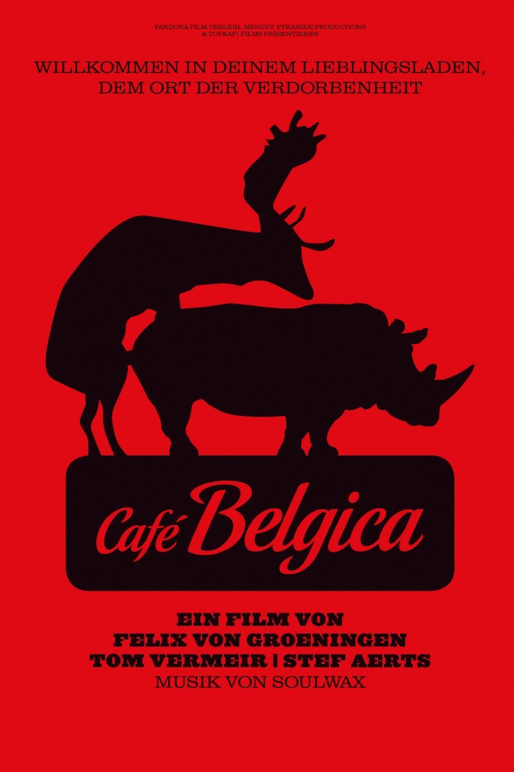 Plakat von "Café Belgica"