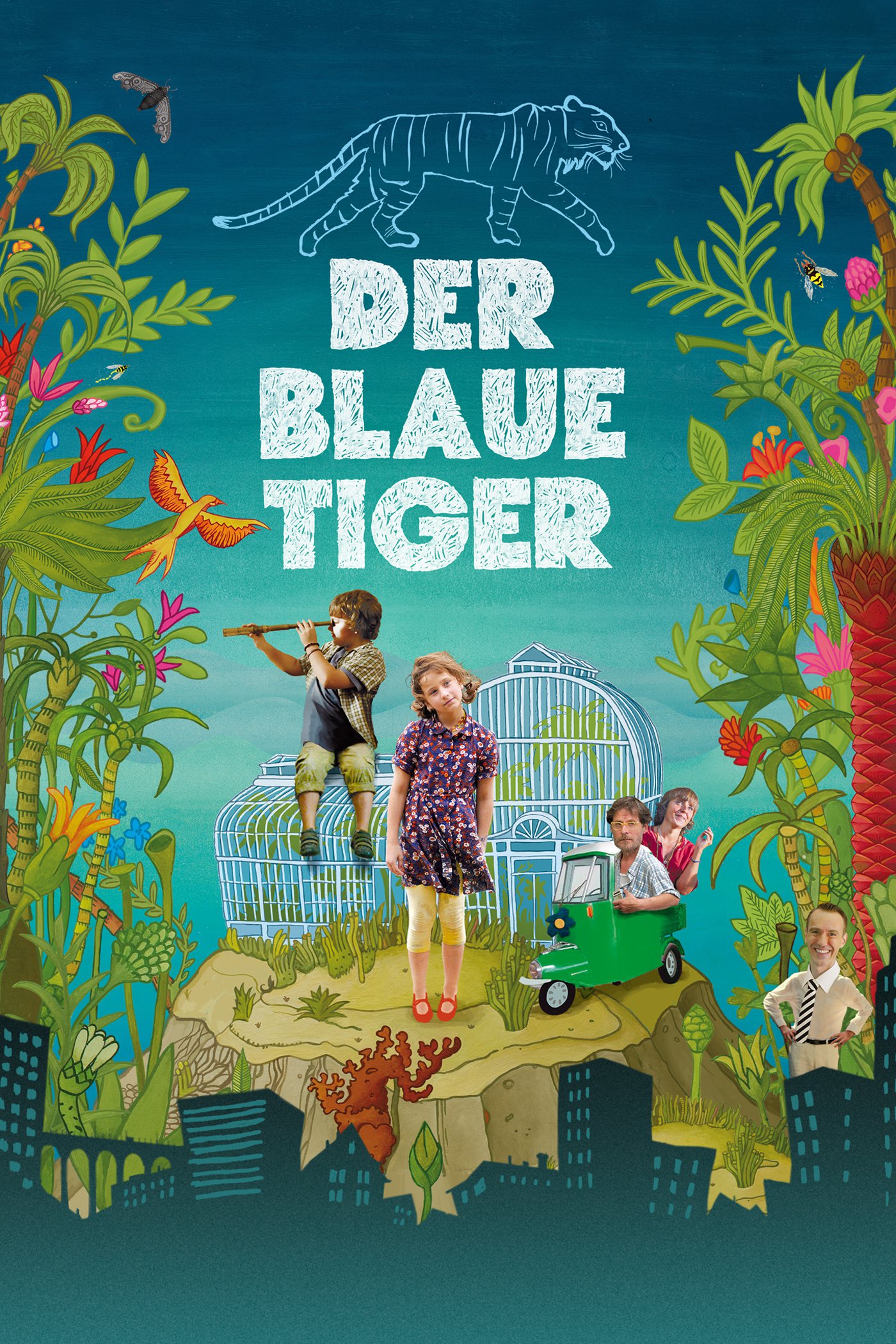 Plakat von "Der blaue Tiger"