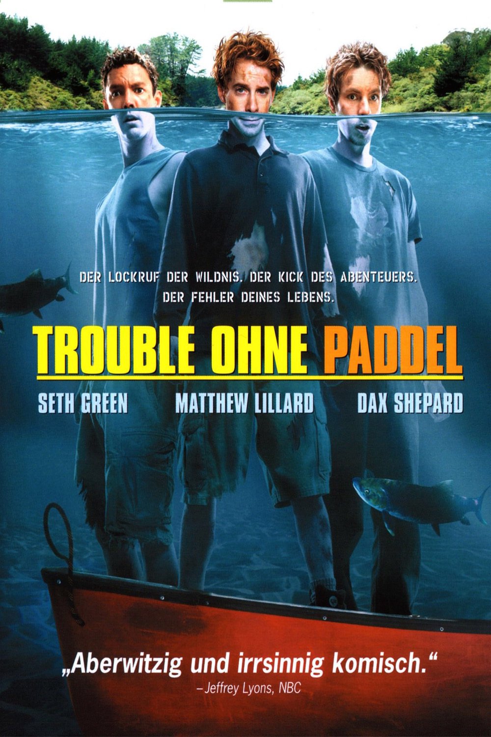 Plakat von "Trouble ohne Paddel"