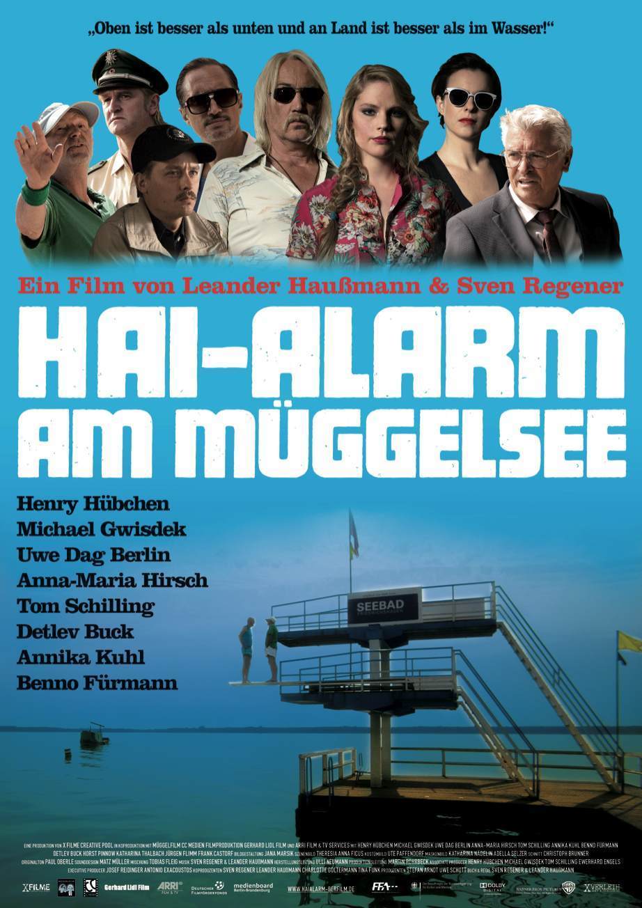 Plakat von "Hai-Alarm am Müggelsee"