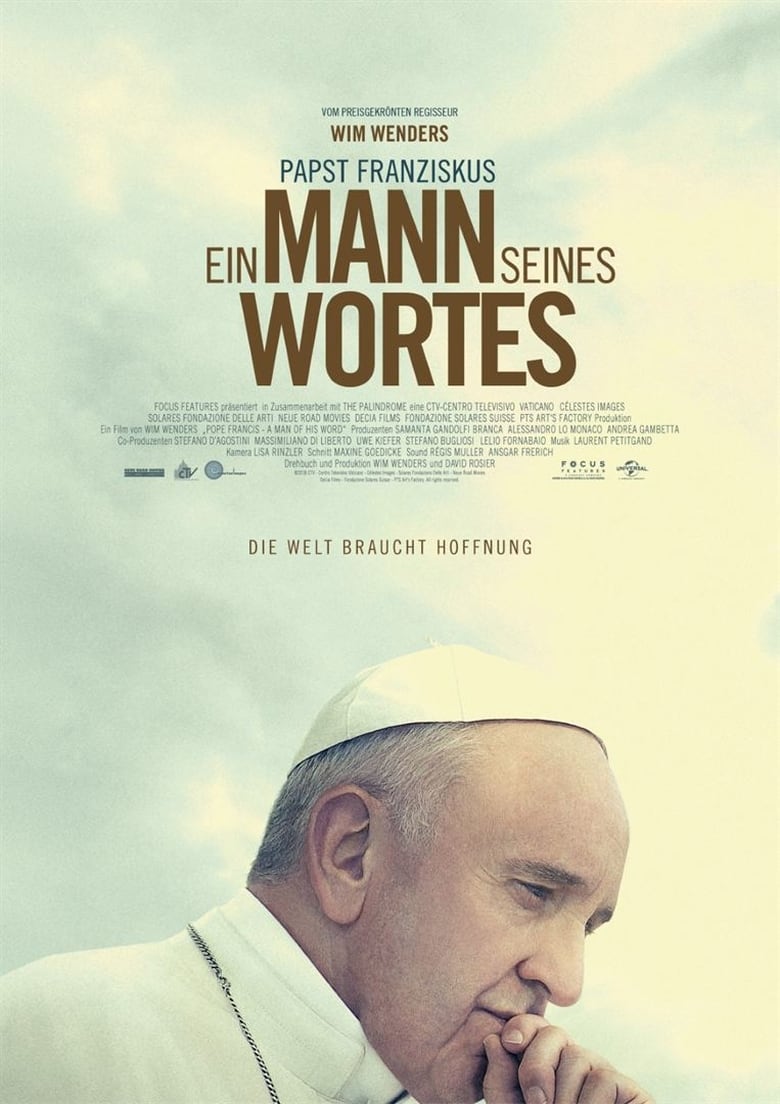 Plakat von "Papst Franziskus: Ein Mann seines Wortes"